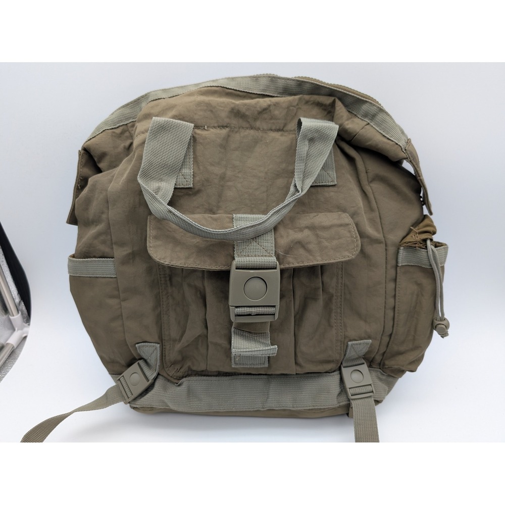 Tommy Bahama Olive Green Nylon Backpack Travel Bag with Pockets